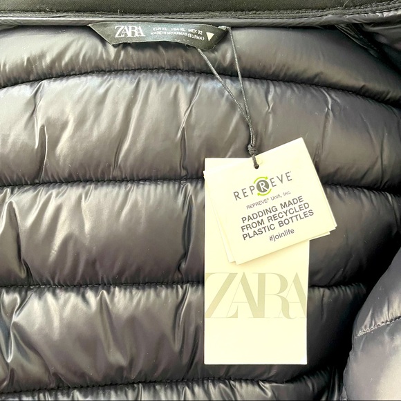 Zara Repreve Packable Puffer Jacket - Picture 4 of 7